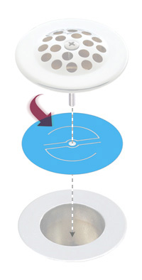 Mildont and shower drain assembly